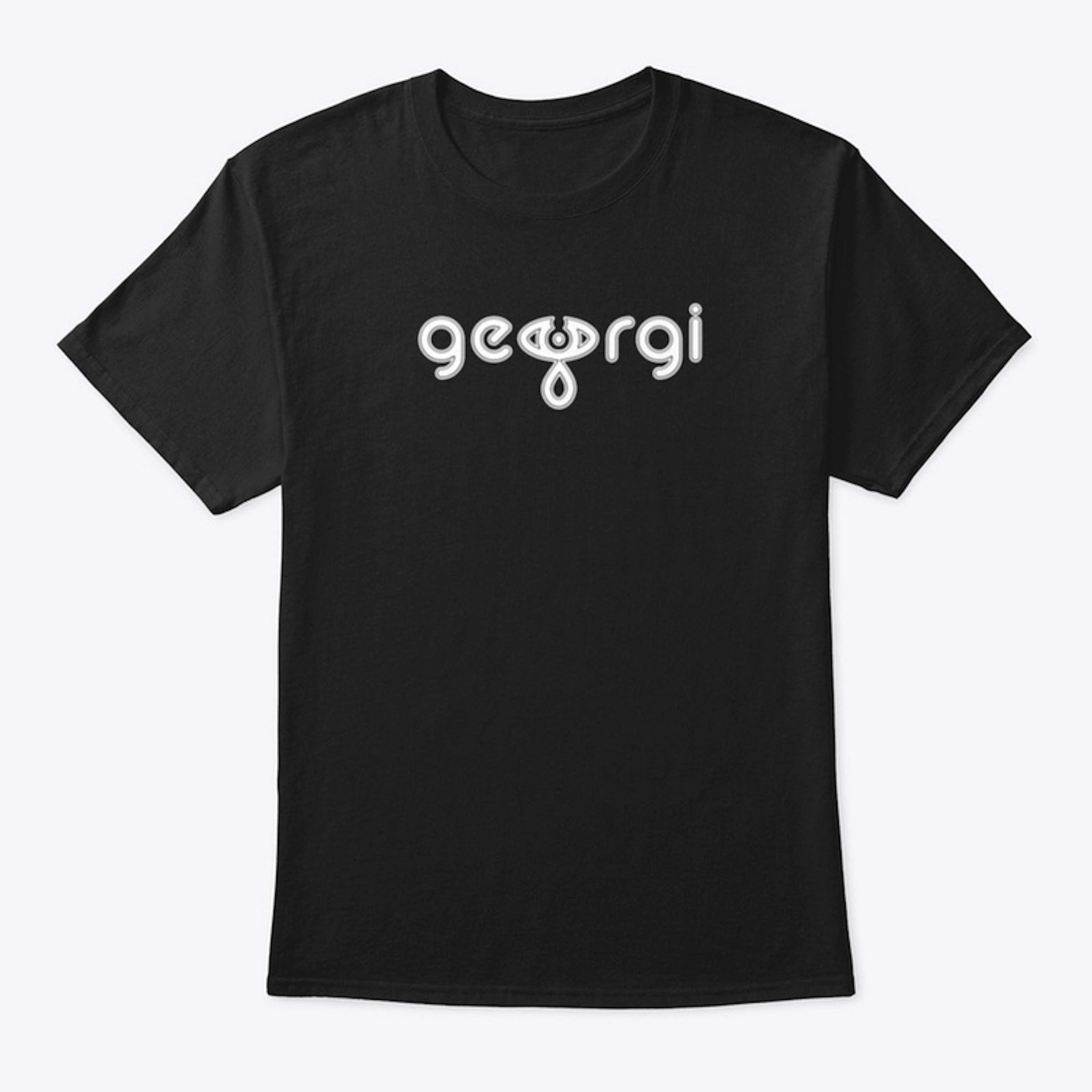 Georgi White Logo Tee